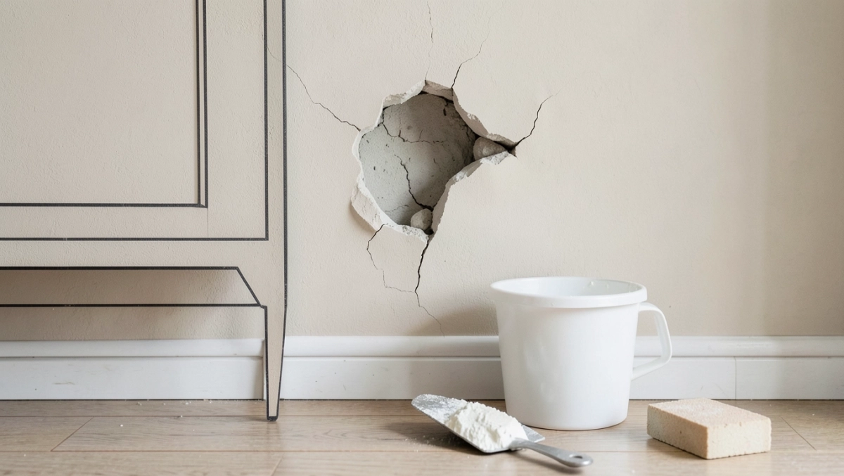 czym uzupelnic ubytki w tynku