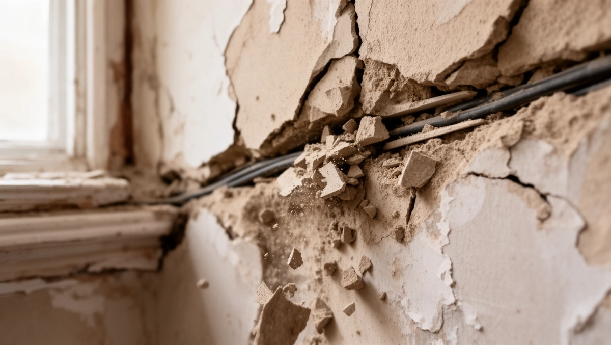 Jak wzmocnić sypiący się tynk
