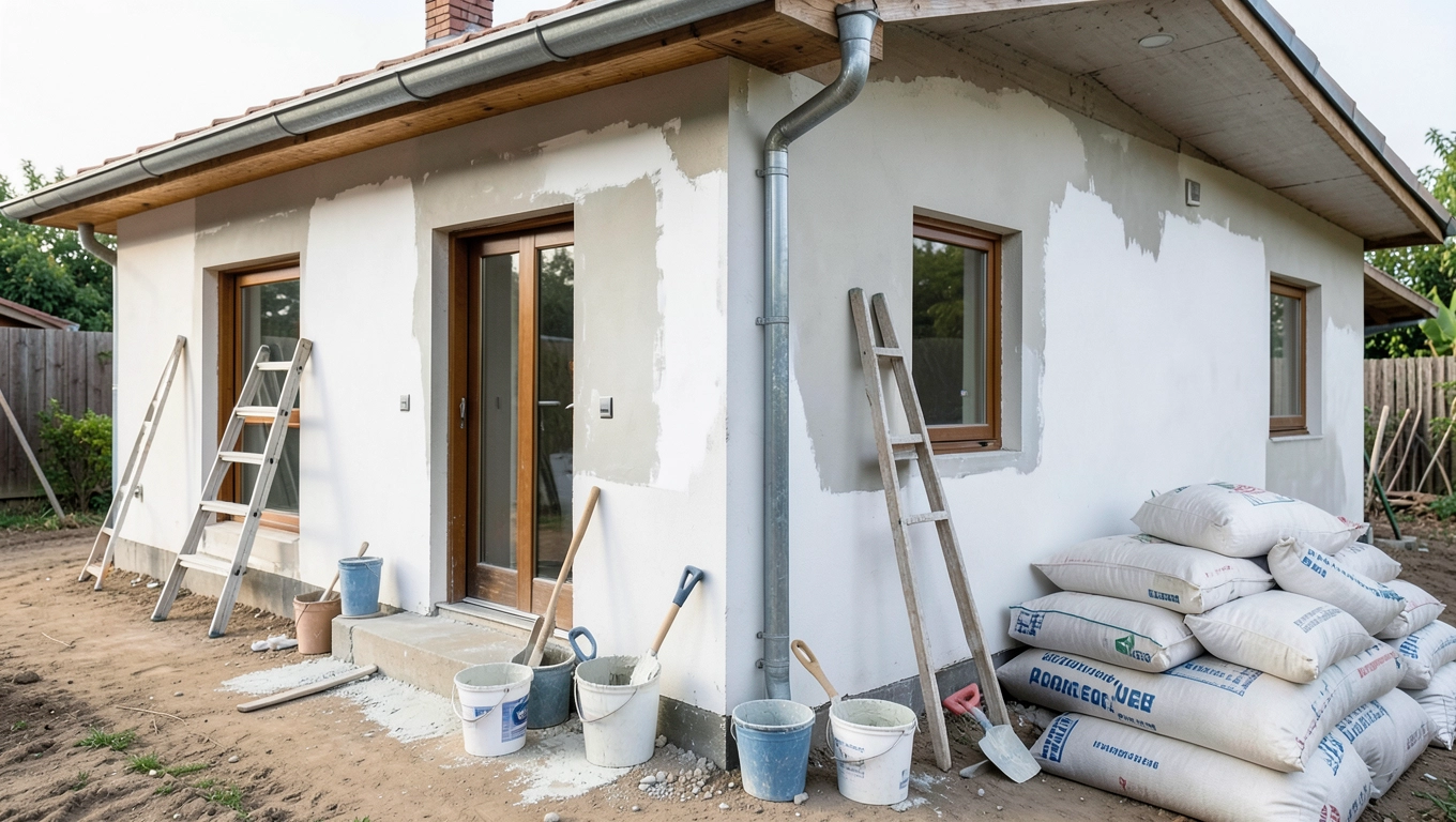 koszt tynkowania domu 150m2