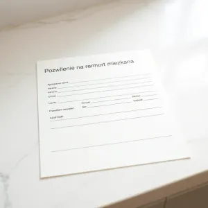 Pozwolenie na remont mieszkania wzór