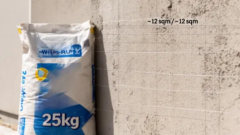 Tynk mozaikowy wydajność 25 kg na ile metrów