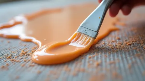 Zacieranie kleju do siatki na gładko